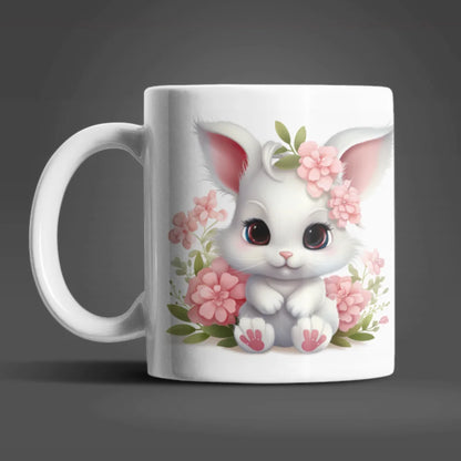 Süßer Hase Häschen Kaffeetasse Teetasse Tasse Geschenkidee - WS-Trend.de Geschenk 330 ml