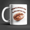 Kann Spuren von Glück enthalten Keramik Kaffeetasse Teetasse Tasse Geschenkidee