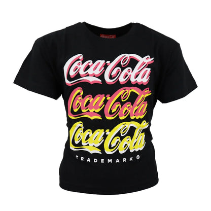 Coca Cola Mädchen kurzes Top Jugend T-Shirt - WS-Trend.de 134-164 Baumwolle