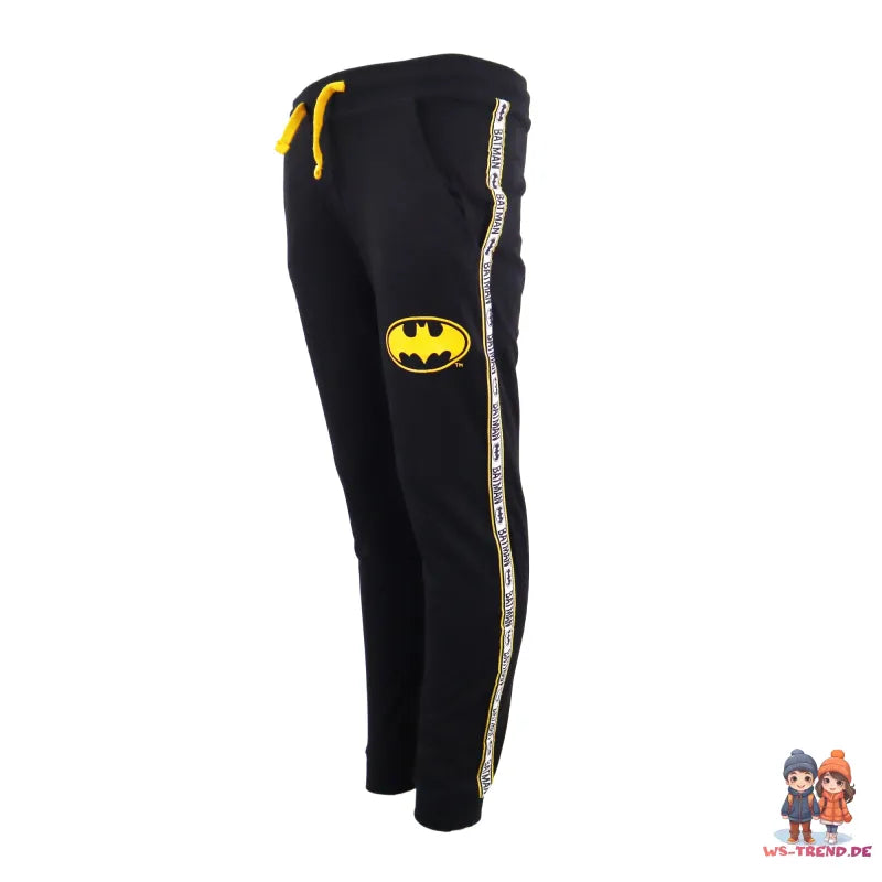 DC Comics Batman Kinder Jogginghose Schwarz - WS-Trend.de Sporthose Hose 104-134
