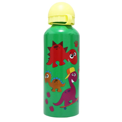 Crazy Dino 2 tlg Kinder Lunch Set Brotdose Alu Trinkflasche 500 ml Geschenk - WS-Trend.de