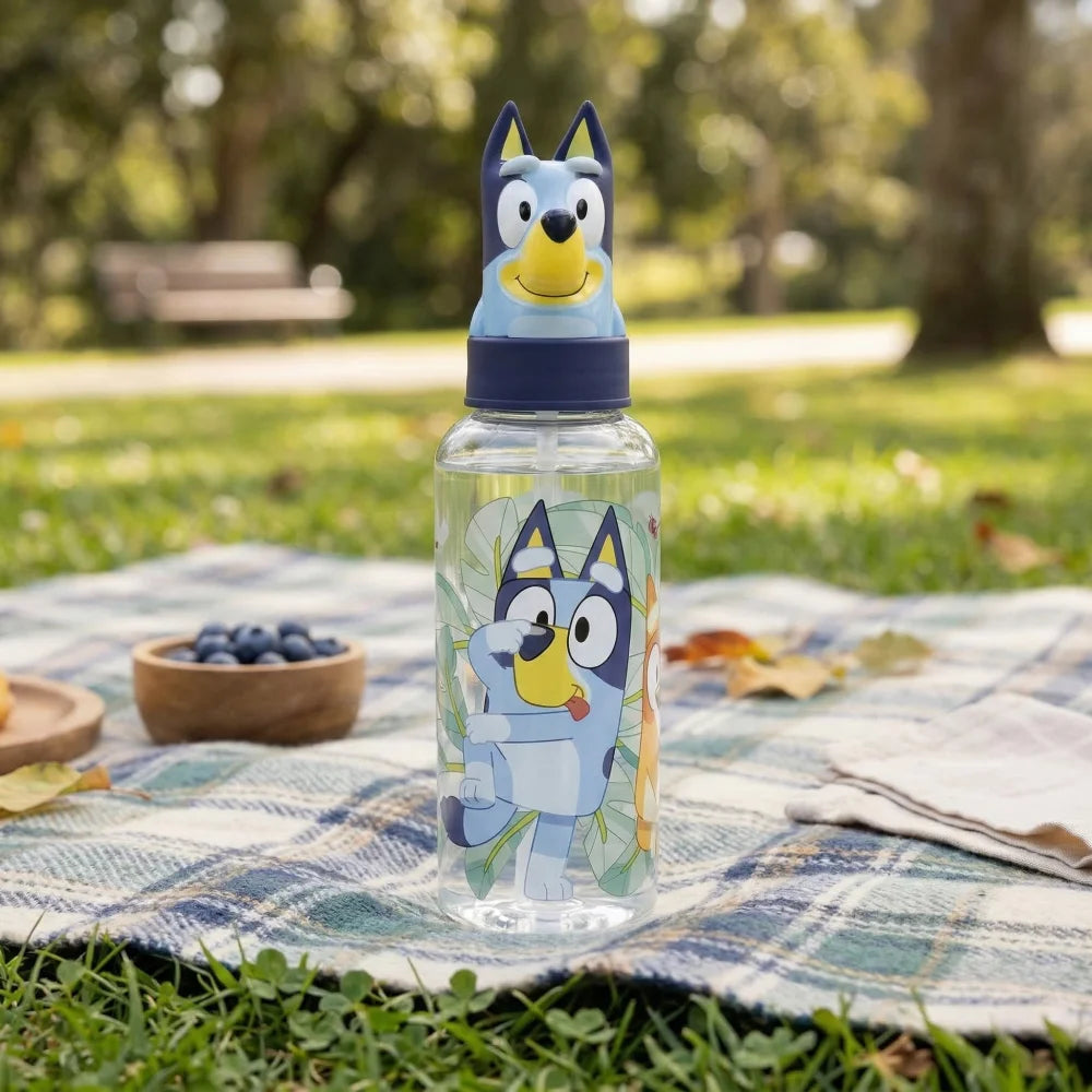 Disney Bluey 3D Kopf Kinder Wasserflasche Trinkflasche Flasche 560 ml - WS-Trend.de