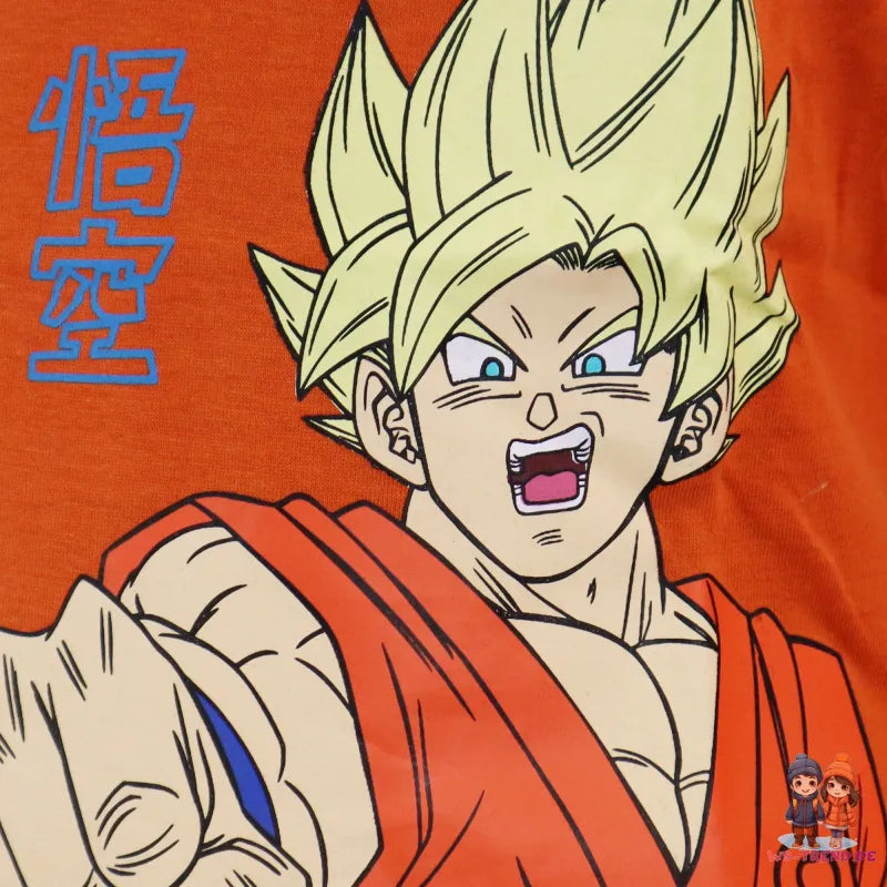 Anime Dragonball Super Goku Kinder Jungen langarm Shirt - WS-Trend.de Gr. 104 - 152 Baumwolle