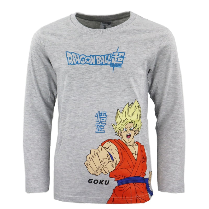 Anime Dragonball Super Goku Kinder Jungen langarm Shirt - WS-Trend.de Gr. 104 - 152 Baumwolle