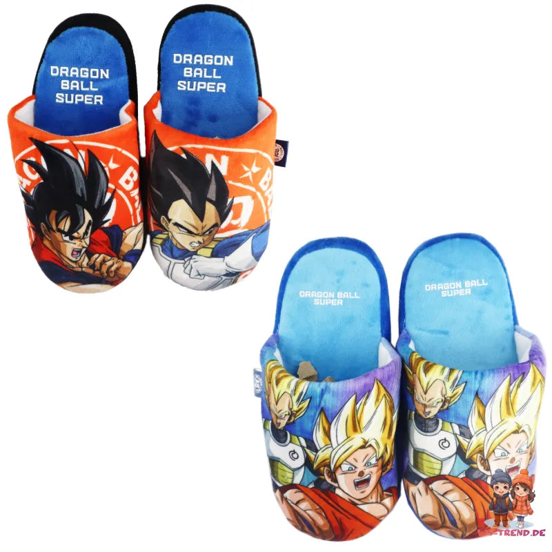 Dragon Ball Super Jungen Hausschuhe Slipper Schlüpfschuhe Pantoffeln - WS-Trend.de 30-37