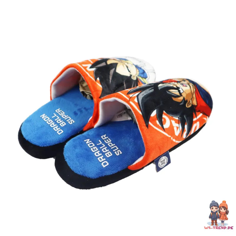 Dragon Ball Super Jungen Hausschuhe Slipper Schlüpfschuhe Pantoffeln - WS-Trend.de 30-37