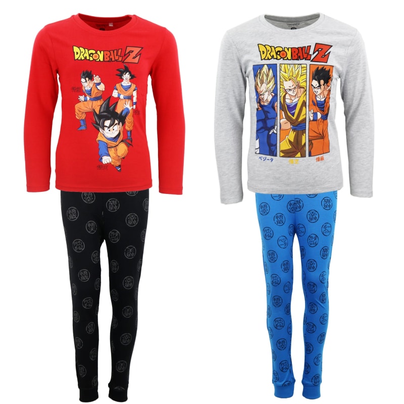 Anime Dragon Ball Goku Kinder Jungen Schlafanzug Pyjama - WS-Trend.de langarm 116-152 Baumwolle