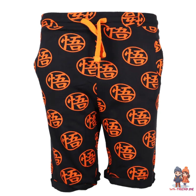 Anime Dragon Ball Z Goku Jungen Sommerset Shorts plus T-Shirt - WS-Trend.de 122-152 Baumwolle