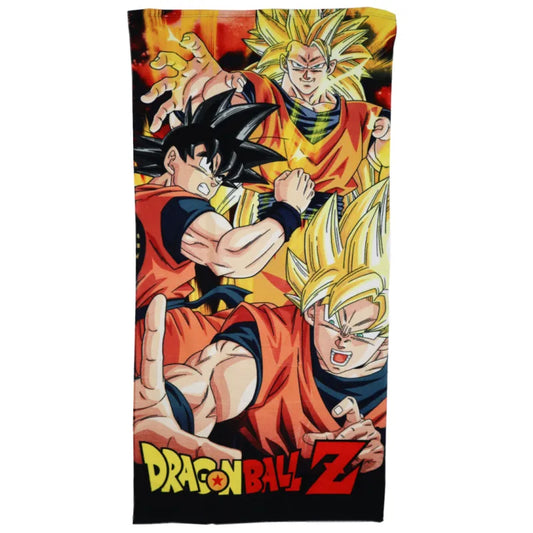 Dragon Ball Z Goku Mikrofaser Strandtuch Badetuch 70x140 cm - WS-Trend.de Dragonball Badehandtuch