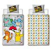 Pokemon Pikachu Mikrofaser Bettwäsche Set 135/140x200 - 60x70 cm
