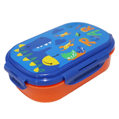 Dino Roar 2 tlg Kinder Lunch Set Brotdose Göffel Gabel Löffel 21 x14 x 6 cm - WS-Trend.de