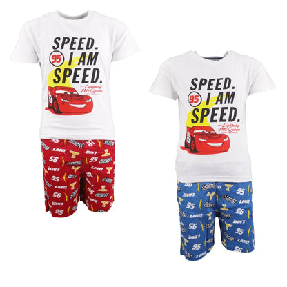 Disney Cars Lightning McQueen Kinder Pyjama Schlafanzug - WS-Trend.de 98-128 Baumwolle