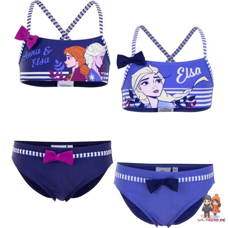 Disney Die Eiskönigin 2 Kinder Badeanzug Bikini - WS-Trend.de Elsa Mädchen Bademode 110-128