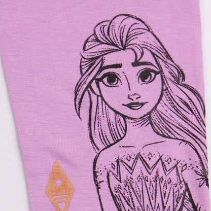 Disney Die Eiskönigin Anna Elsa Kinder Leggings Sporthose - WS-Trend.de 2 Mädchen