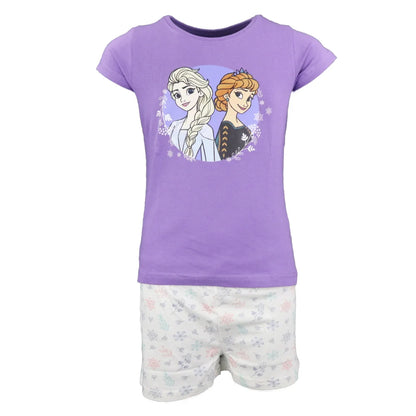 Disney Die Eiskönigin Elsa Anna Kinder kurzarm Schlafanzug Pyjama - WS-Trend.de 104 bis 134