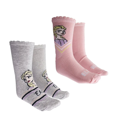 Disney Die Eiskönigin Elsa Anna Mädchen Kinder lange Socken im 2er Pack - WS-Trend.de 23 - 34