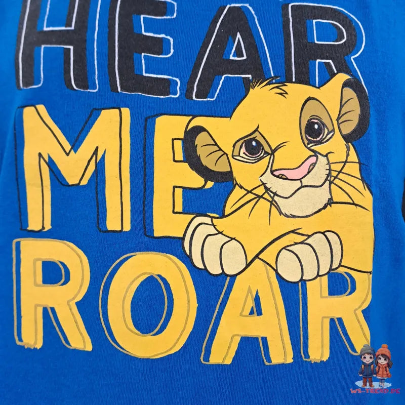 Disney König der Löwen Simba Kinder Pyjama Schlafanzug - WS-Trend.de kurzarm 98 -128 Baumwolle