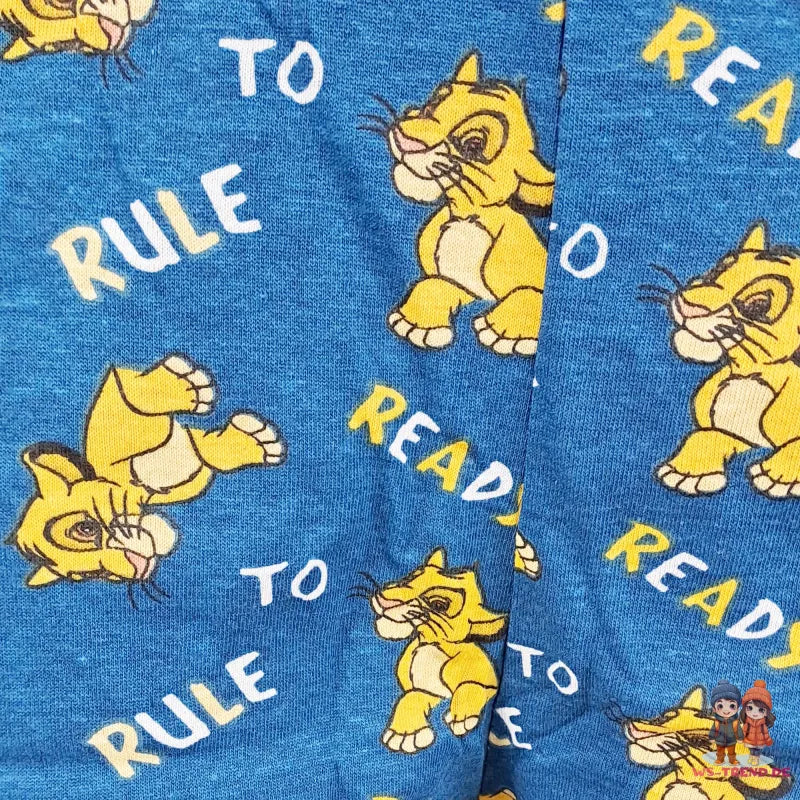 Disney König der Löwen Simba Kinder Pyjama Schlafanzug - WS-Trend.de kurzarm 98 -128 Baumwolle