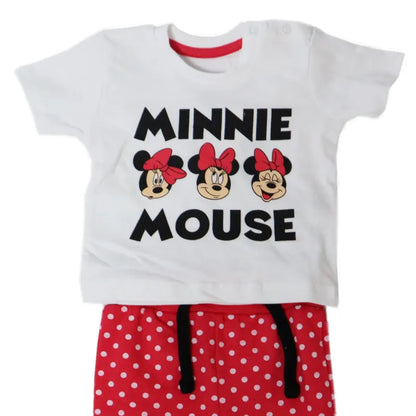 Disney Minnie Maus Baby Mädchen Set kurzarm T-Shirt plus Hose - WS-Trend.de Gr. 62-86