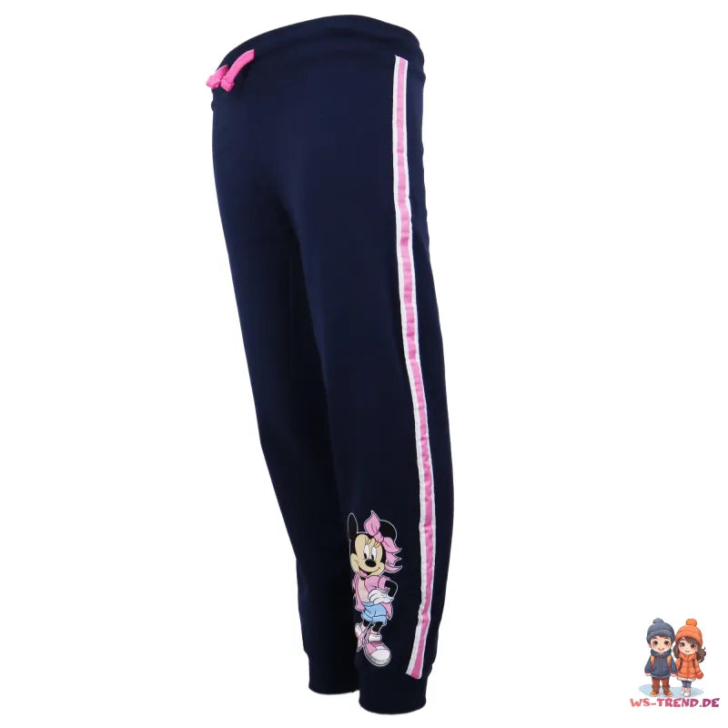 Disney Minnie Maus Kinder Jogginghose - WS-Trend.de Sporthose Hose 104 bis 134 Dunkelblau