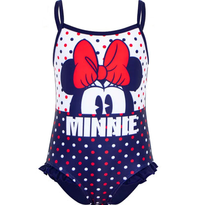 Disney Minnie Maus Kinder Mädchen Badeanzug - WS-Trend.de Bademode 98 -128 NEU Blau