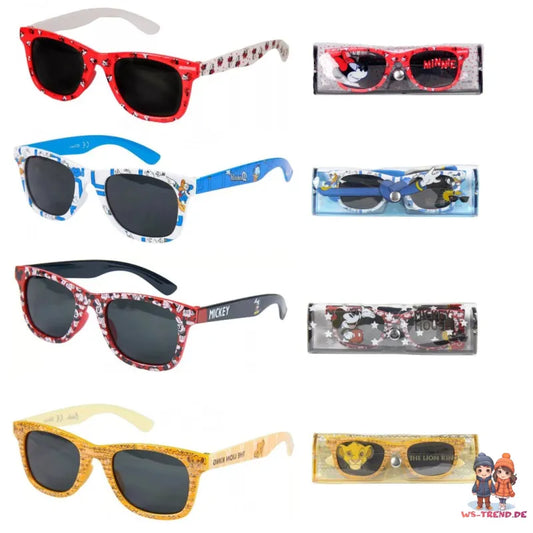 Disney Minnie Mickey Donald Lion - Kinder Sonnenbrille mit UV-Schutz - WS-Trend.de