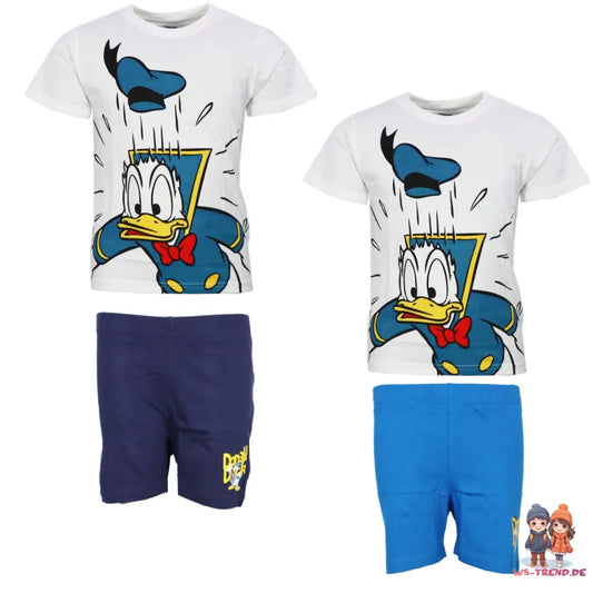 Disney Donald Duck Kinder Jungen Schlafanzug Pyjama - WS-Trend.de Jugend 98-128 100% Baumwolle