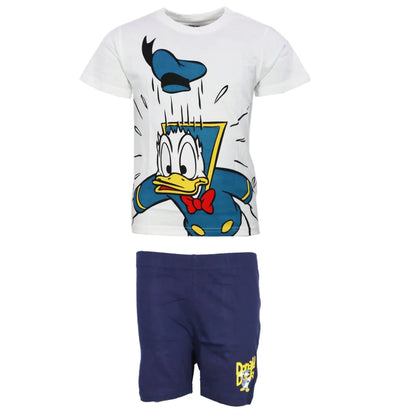 Disney Donald Duck Kinder Jungen Schlafanzug Pyjama - WS-Trend.de Jugend 98-128 100% Baumwolle