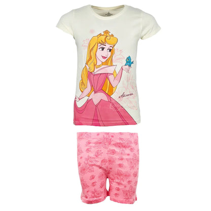 Disney Cinderella Rapunzel Kinder Schlafanzug Pyjama - WS-Trend.de Gr. 92-128 100% Baumwolle