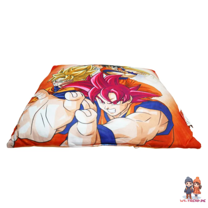 Dragon Ball Goku Kinder Kissen Dekokissen Cushion 35x35x6 cm - WS-Trend.de