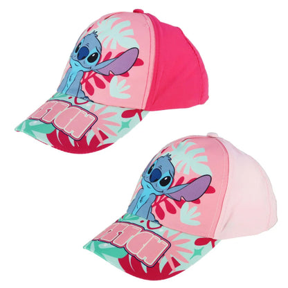 Disney Stitch Kinder Mädchen Basecap Baseball Kappe Mütze - WS-Trend.de Hut 52-54