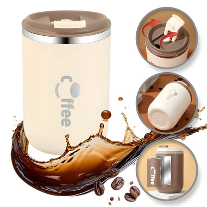 Isolierter Kaffeebecher Thermobecher Becher To-Go 500 ml - WS-Trend.de