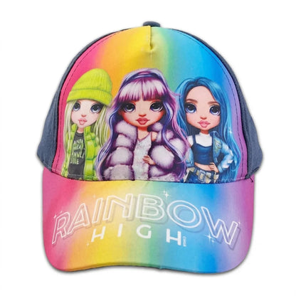 Rainbow High Girls - Kinder Mädchen Basecap - WS-Trend.de - Baseball Kappe Mütze 52 54