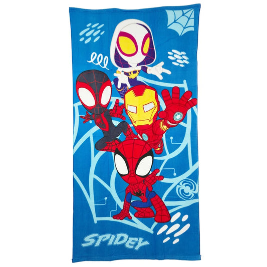 Marvel Spidey Miles Ghost Spider Strandtuch Badetuch Handtuch XL 70x140 cm - WS-Trend.de Mikrofaser