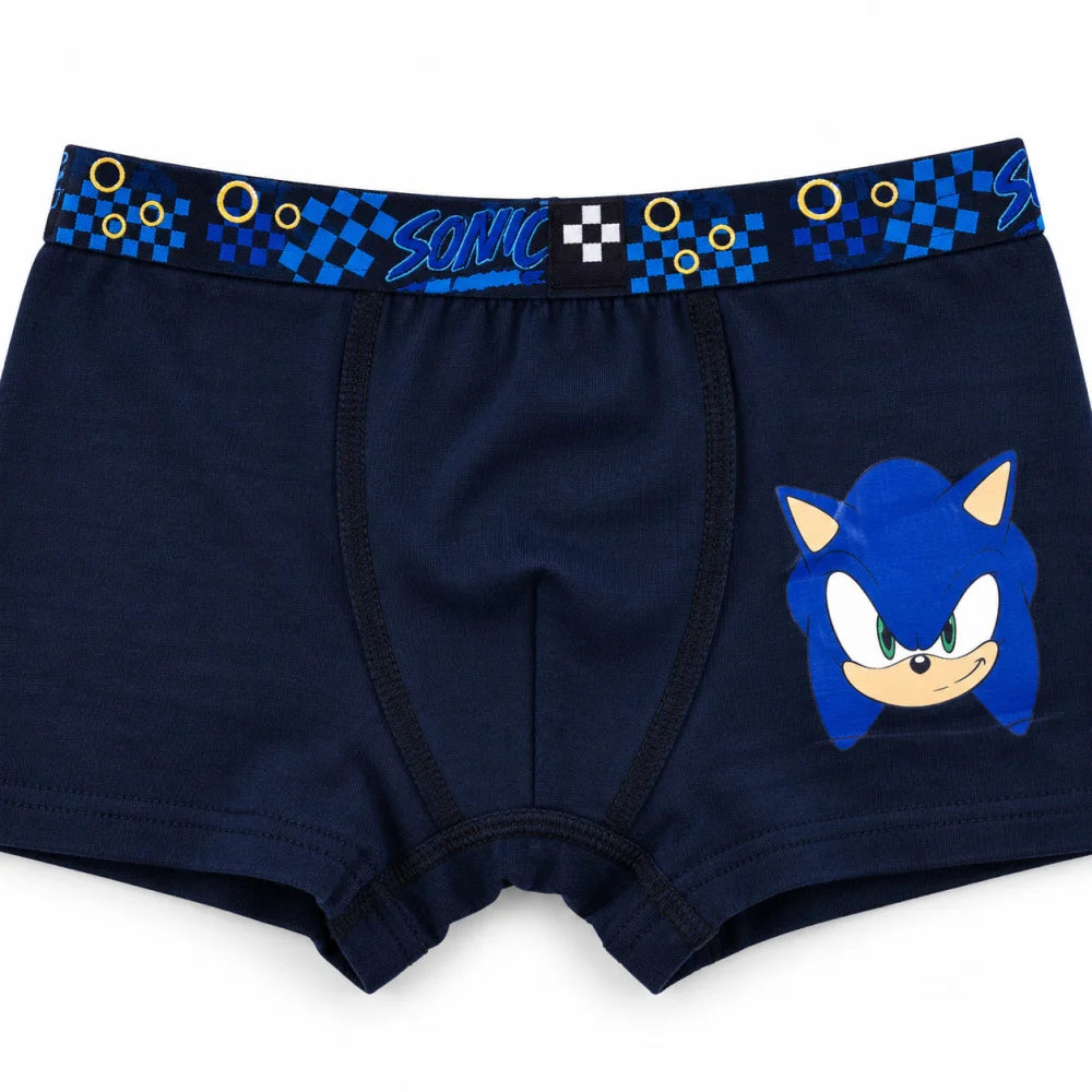 Sonic the Hedgehog Jungen Boxershorts Unterhose 2er Pack Gr. 98-128 - WS-Trend.de