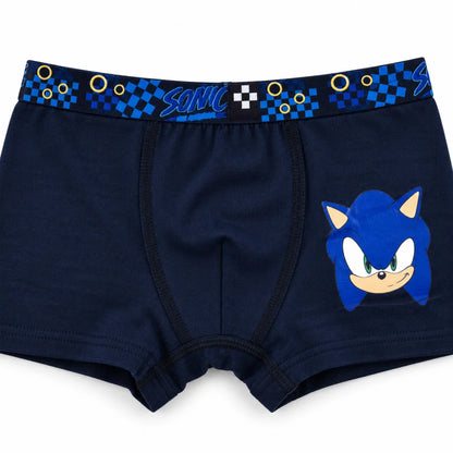 Sonic the Hedgehog Jungen Boxershorts Unterhose 2er Pack Gr. 98-128 - WS-Trend.de