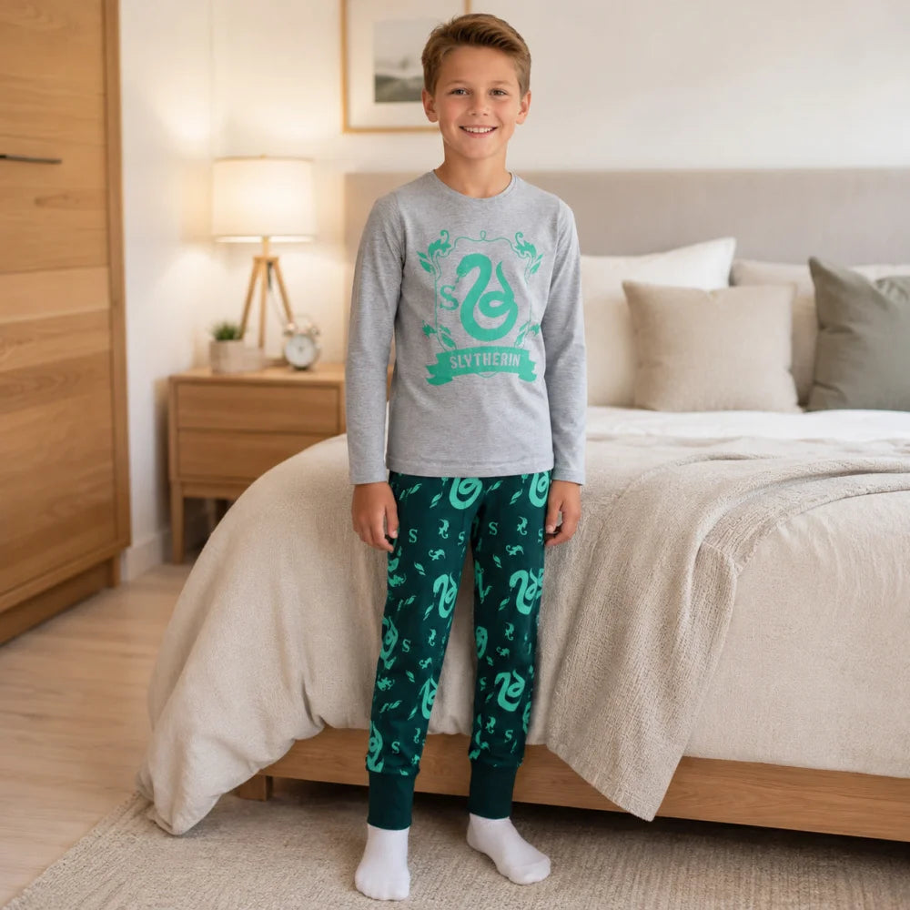 Harry Potter Gryffindor Slytherin Mädchen Pyjama - WS-Trend.de