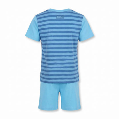Disney Stitch Jungen Schlafanzug Pyjama Shirt Shorts Gr. 98-128 Baumwolle - WS-Trend.de