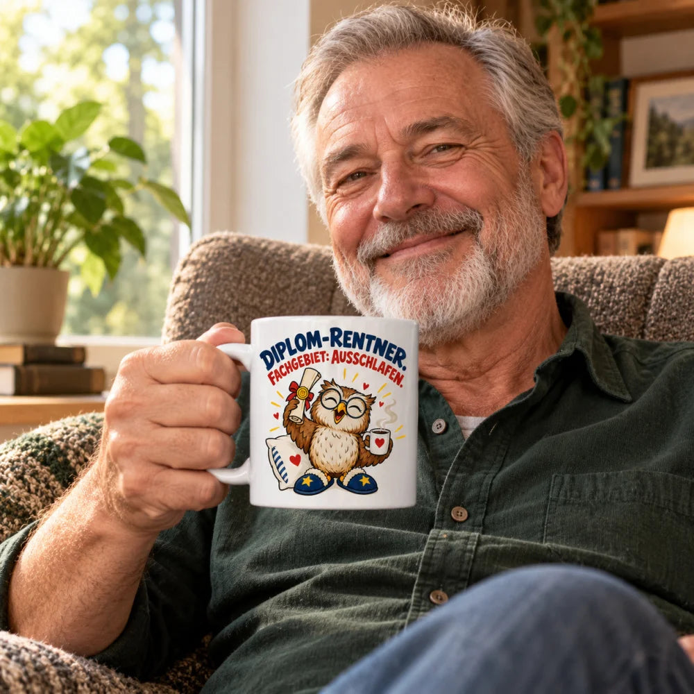 WS-Trend Rente Tasse Keramik 330 ml Spruch Geschenk 10 Motive zur Wahl - WS-Trend.de