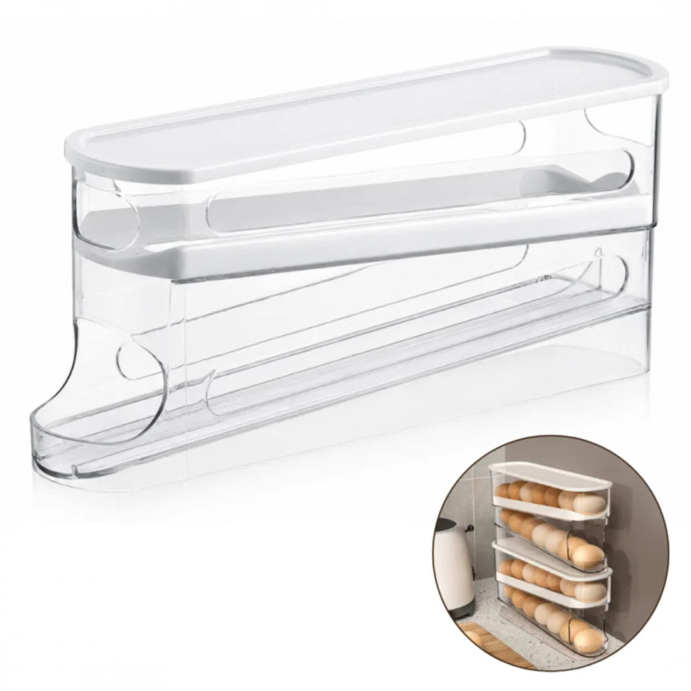 Eierkorb 12 Eier Organizer Aufbewahrung Eierhalter Kühlschrank Eierbox - WS-Trend.de