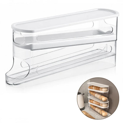Eierkorb 12 Eier Organizer Aufbewahrung Eierhalter Kühlschrank Eierbox - WS-Trend.de