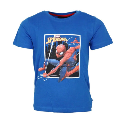 Marvel Spiderman T-Shirt kurzarm Kinder Jungen Shirt Gr. 98 Baumwolle - WS-Trend.de