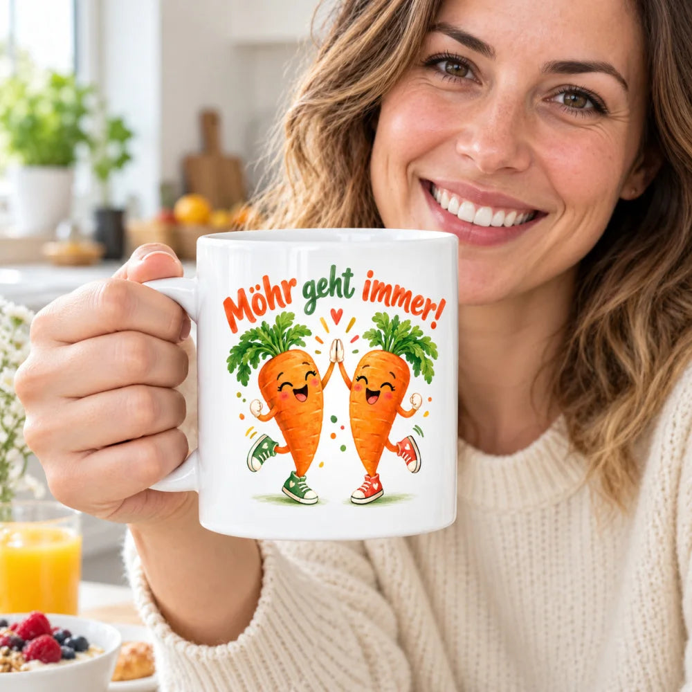 WS-Trend Food Tassen Keramik 330 ml lustige Sprüche 10 Motive zur Wahl - WS-Trend.de