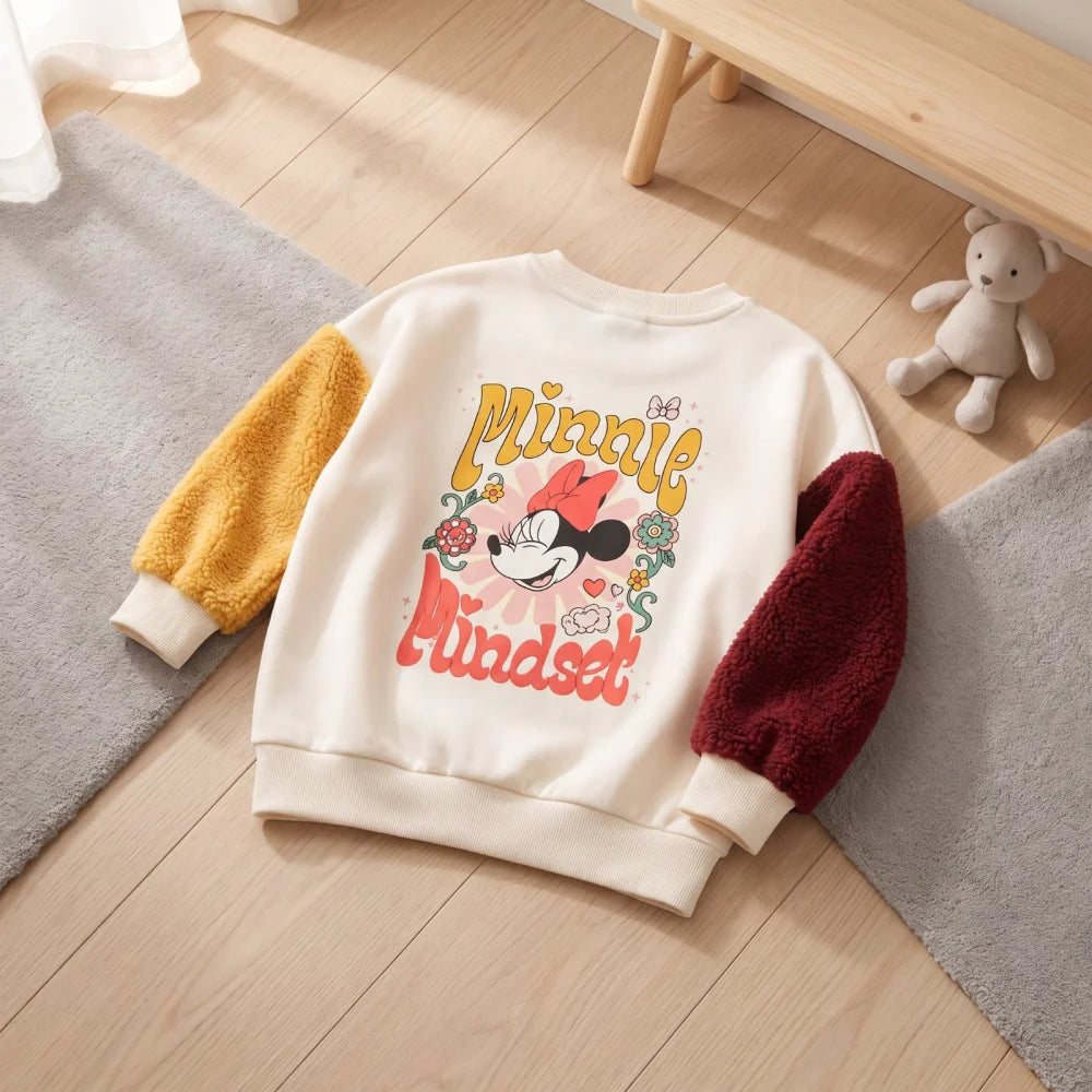 Disney Minnie Maus Mädchen Kinder Pullover Sweater Pulli Gr. 98 -128 - WS-Trend.de