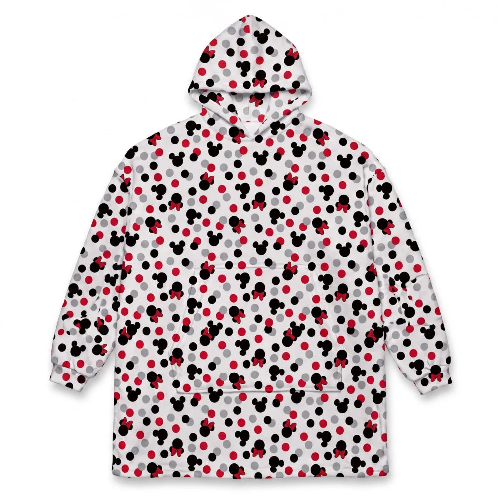 Disney Mickey und Minnie Kuschelponcho mit Kapuze Tasche S-L - WS-Trend.de