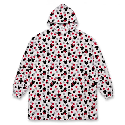 Disney Mickey und Minnie Kuschelponcho mit Kapuze Tasche S-L - WS-Trend.de