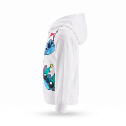 Disney Stitch Weihnachts-Hoodie für Jungen Blau oder Weiß Größen 98–128 - WS-Trend.de