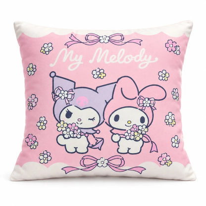 Kuromi und My Melody Wendekissen Polyester Rosa 40x40 cm - WS-Trend.de