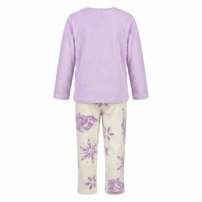 Schlafanzug Disney Die Eiskönigin Kinder Mädchen Coral Fleece Pyjama - WS-Trend.de