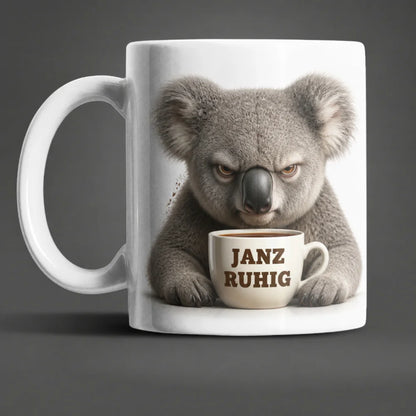Lustige Tiertasse mit Spruch 325 ml – 15 Tiermotive Geschenkidee Büro - WS-Trend.de